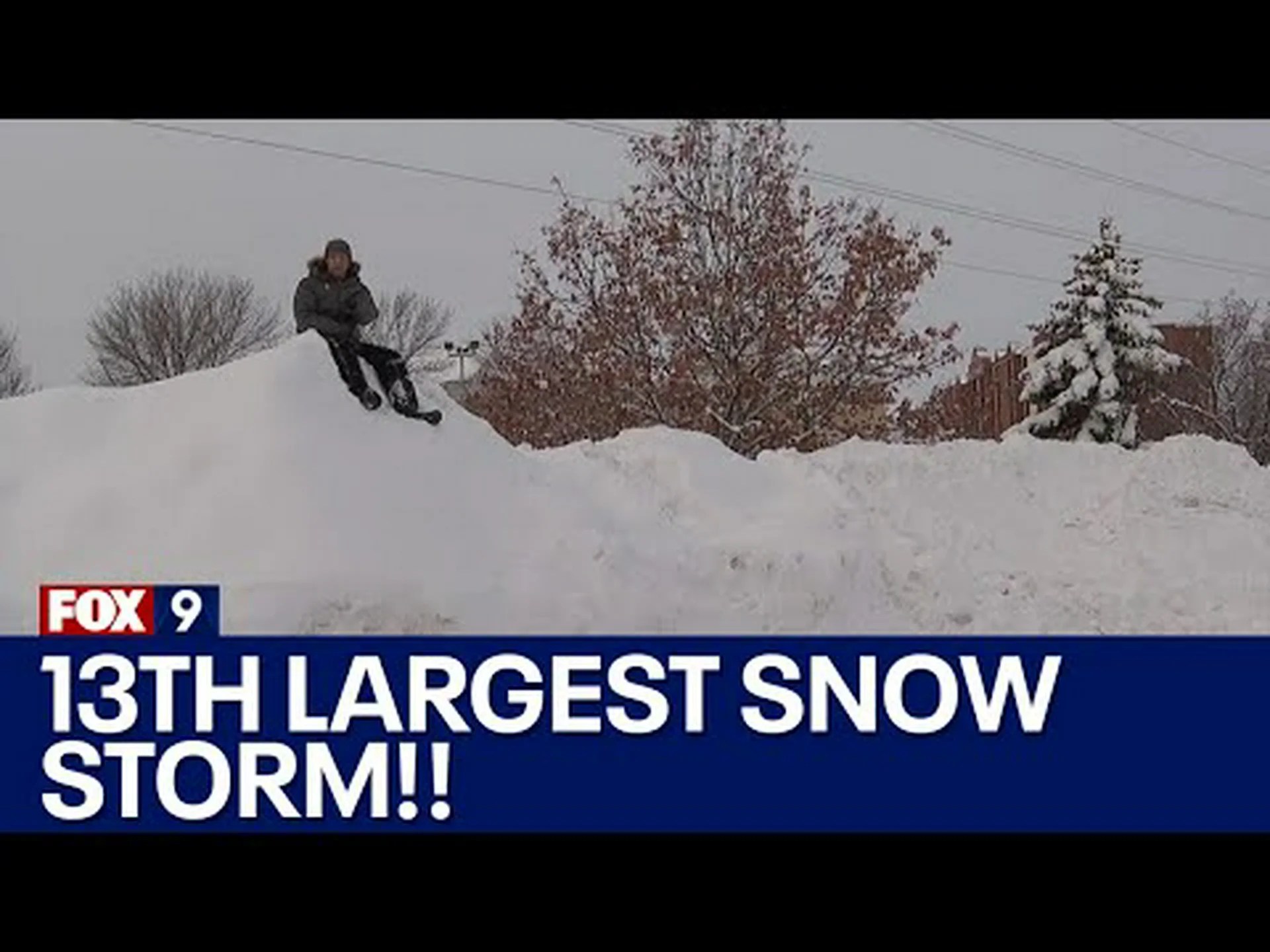 ミネソタ州を襲った10月史上最大の吹雪を発見 ミネソタ州を襲った10月史上最大の吹雪を発見