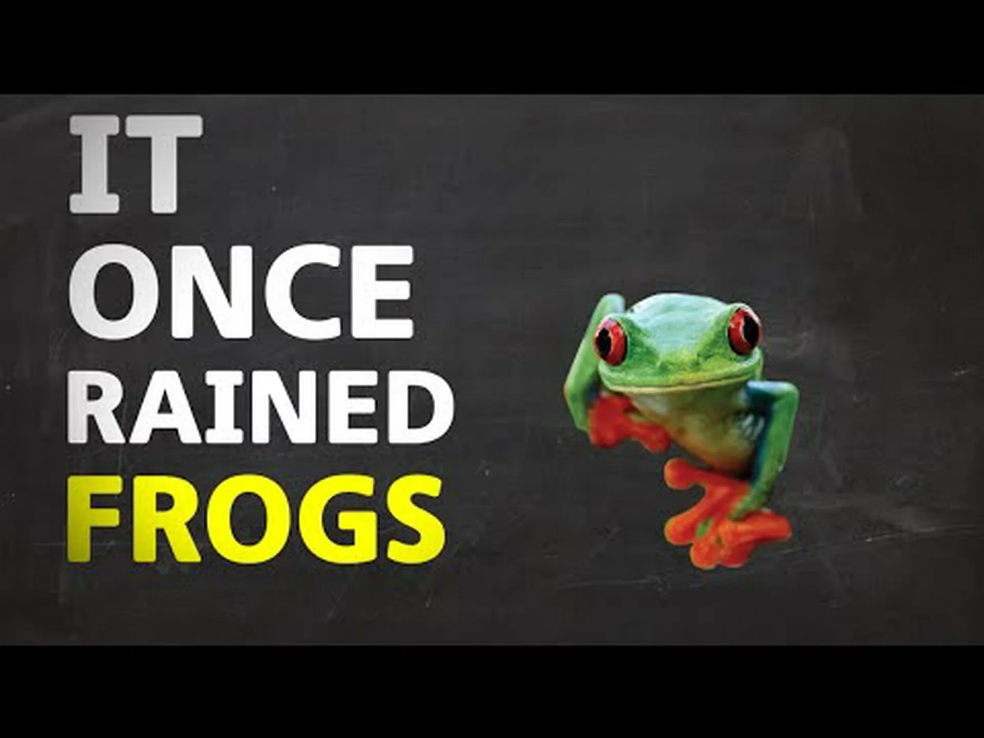 雨が降るカエル: 神話 vs 現実 雨が降るカエル: 神話 vs 現実