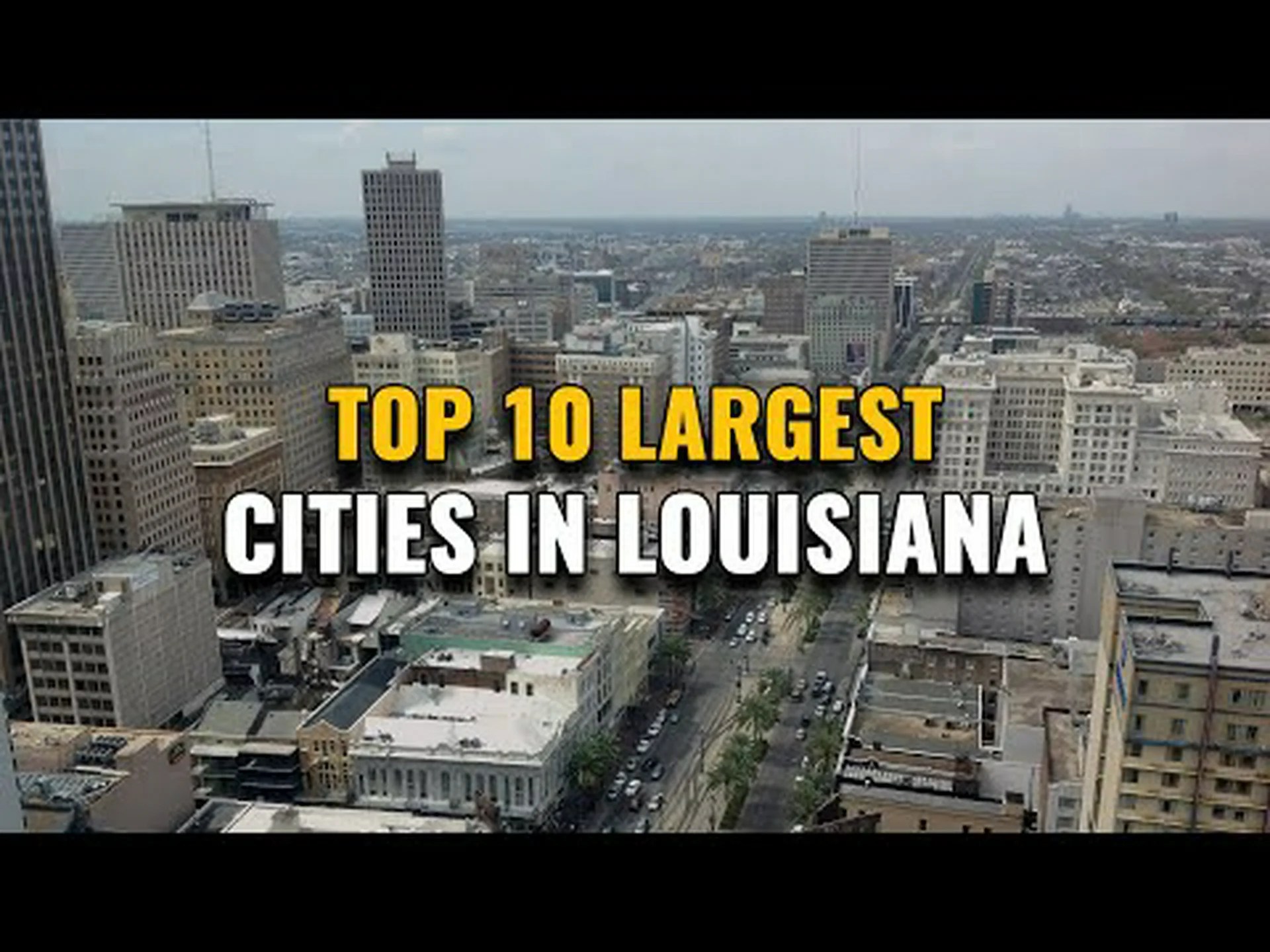ルイジアナ州最大の都市の現在と 2050 年 ルイジアナ州最大の都市の現在と 2050 年