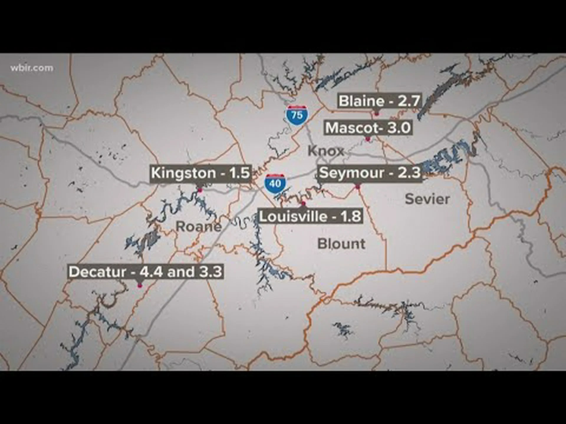 地震が発生する可能性が最も高いテネシー州の町を発見する 地震が発生する可能性が最も高いテネシー州の町を発見する