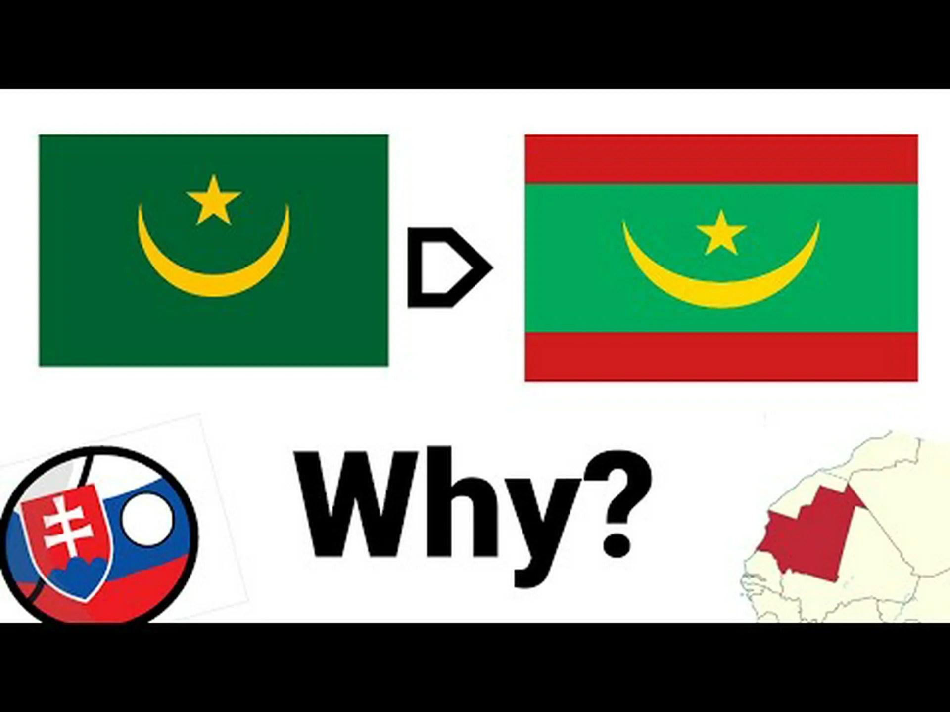 モーリタニアの国旗: 歴史、意味、象徴性 モーリタニアの国旗: 歴史、意味、象徴性