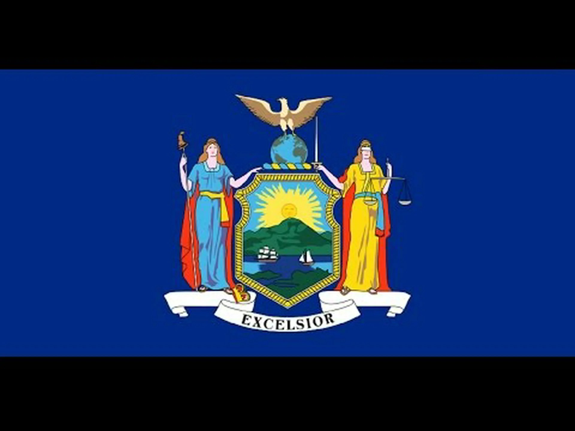 ニューヨーク州の旗: 歴史、意味、象徴性 ニューヨーク州の旗: 歴史、意味、象徴性