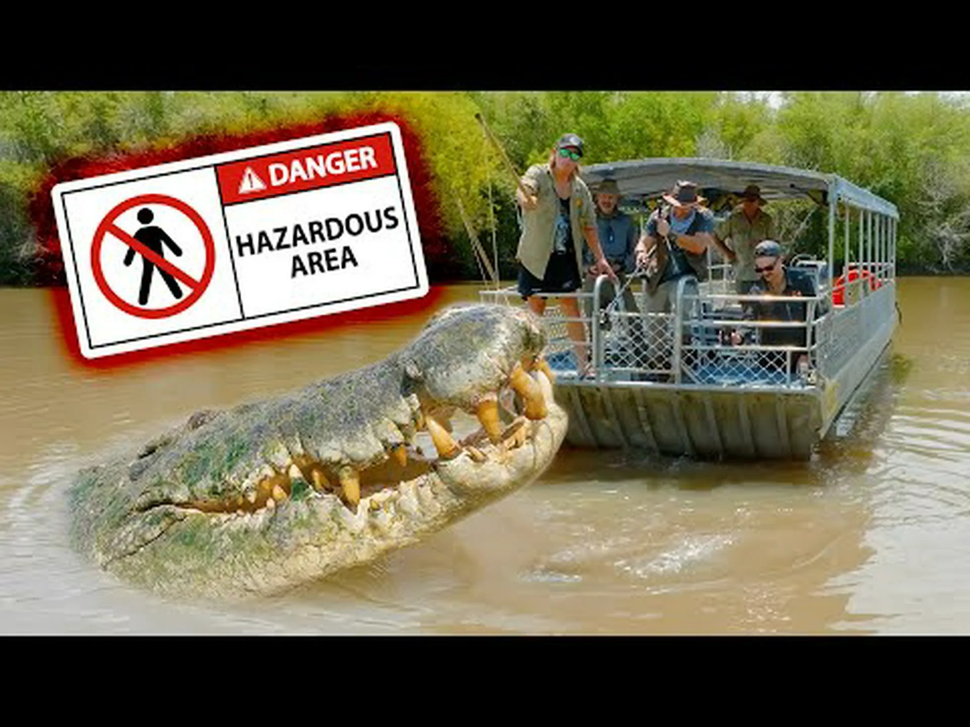 地表下 40 フィートの巣穴に住む巨大なワニを発見 地表下 40 フィートの巣穴に住む巨大なワニを発見