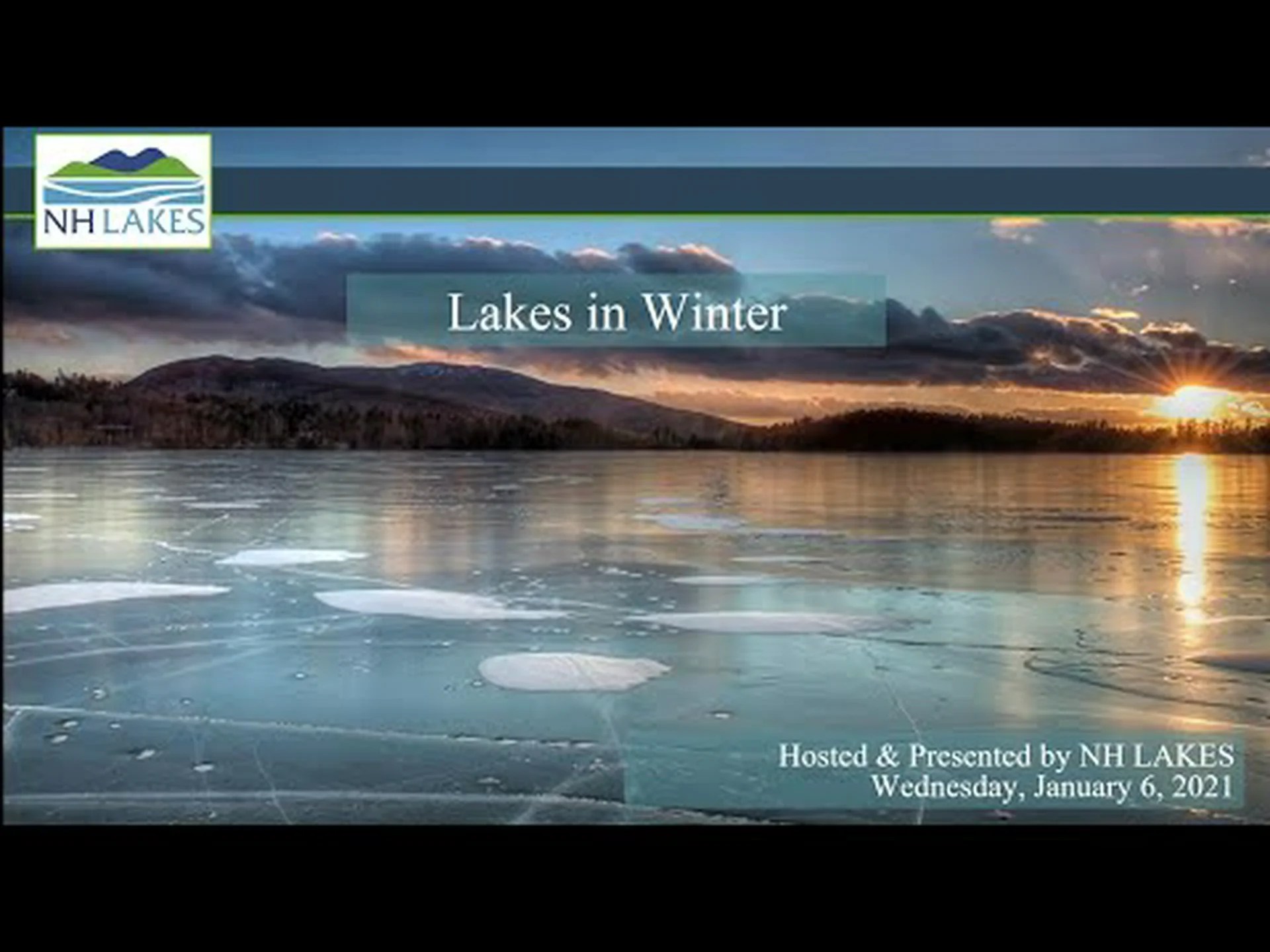 冬に完全に結氷するニューハンプシャー州の 4 つの湖 冬に完全に結氷するニューハンプシャー州の 4 つの湖