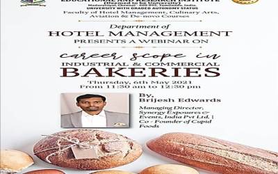 Webinar On Career scope in Industrial and Commercial Bakeries Webinar On Career scope in Industrial and Commercial Bakeries