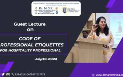 Glimpses of “Code of Professional Etiquettes” Guest Lecture Glimpses of “Code of Professional Etiquettes” Guest Lecture