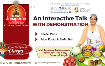Dr.MGR Annapurna – A Culinary Quest Series Dr.MGR Annapurna – A Culinary Quest Series