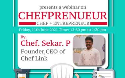 Webinar on chefpreneur – June 11, 2021 Webinar on chefpreneur – June 11, 2021