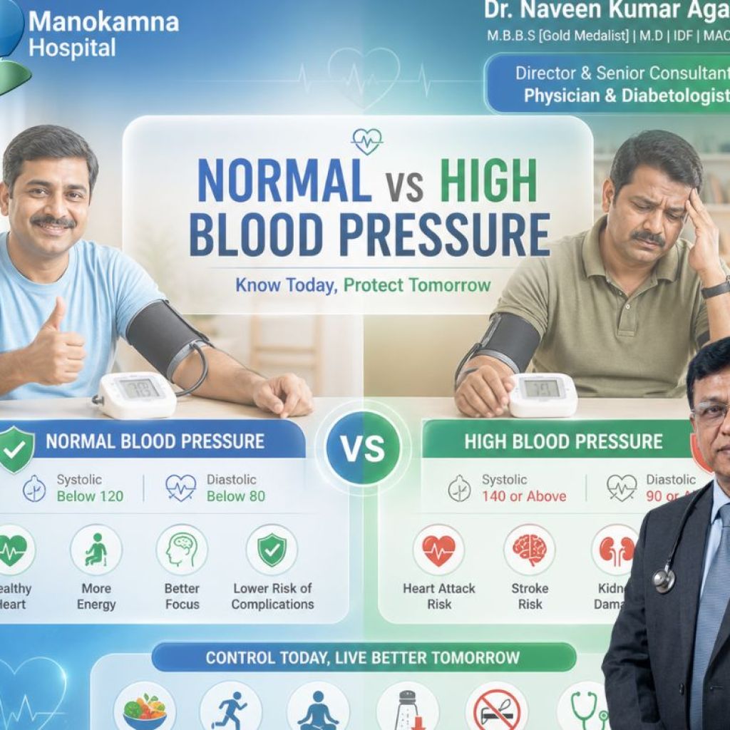 Normal vs High Blood Pressure: Understanding Readings with a General Physician Normal vs High Blood Pressure: Understanding Readings with a General Physician