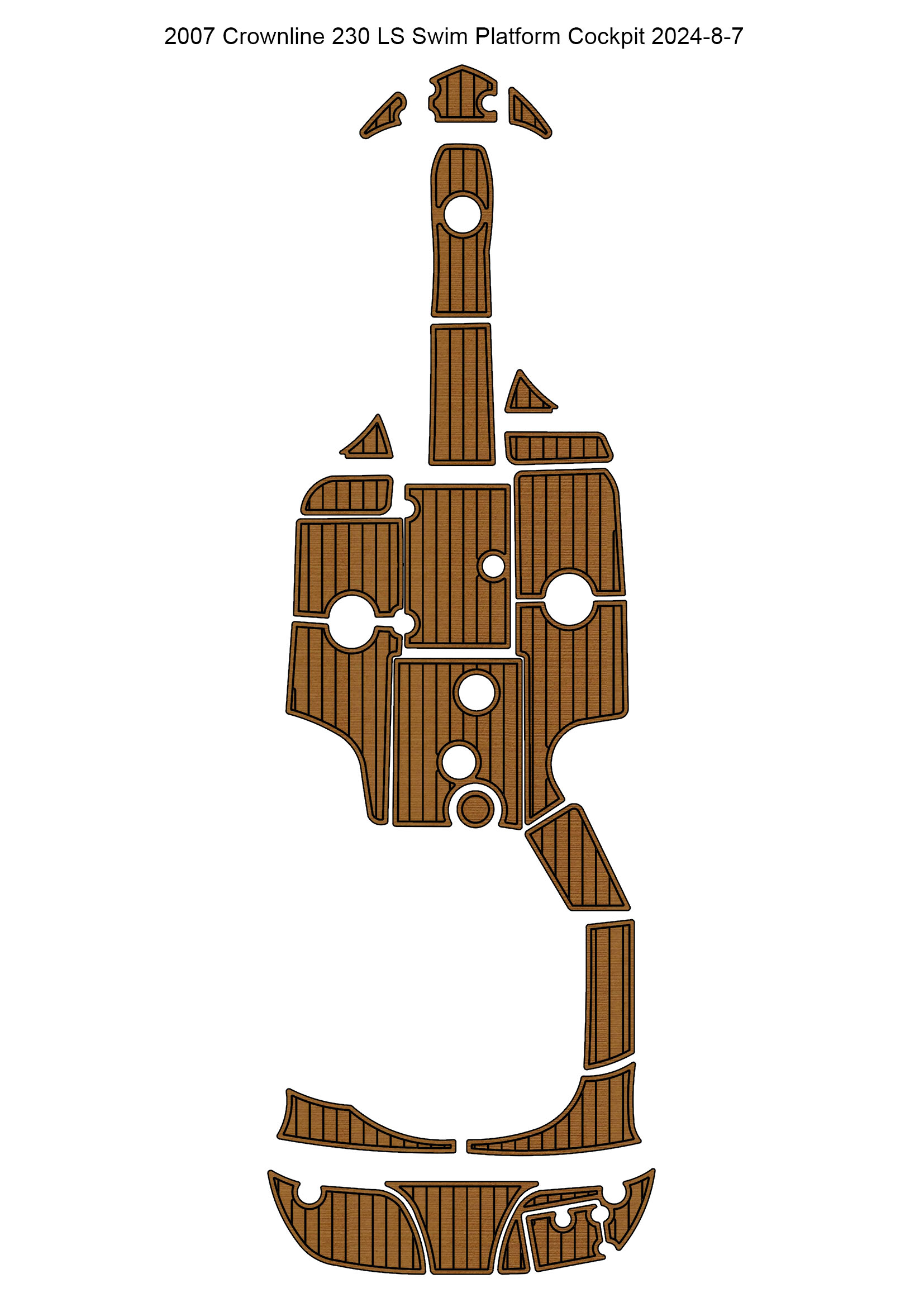 Crownline eva boat flooring