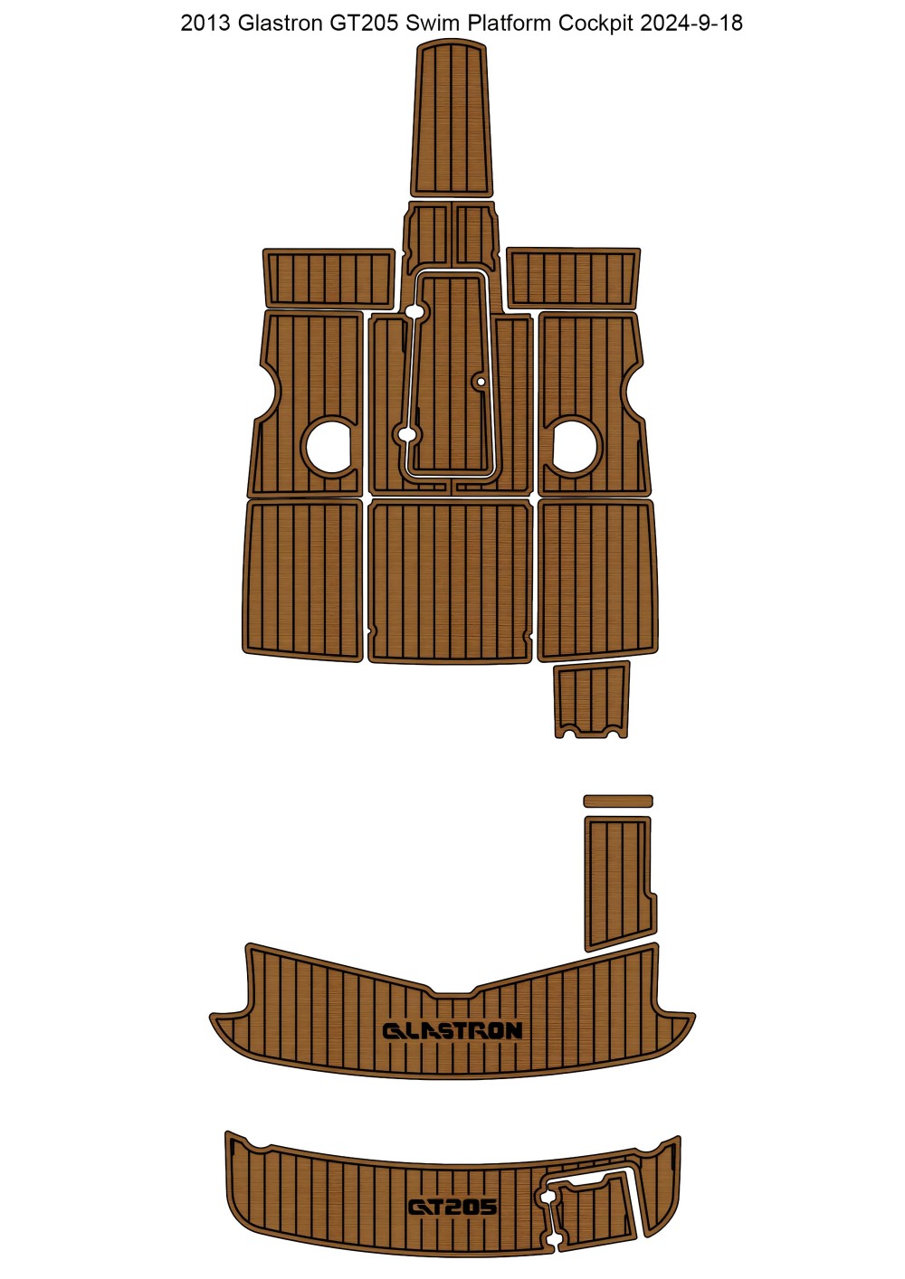 Glastron eva boat flooring