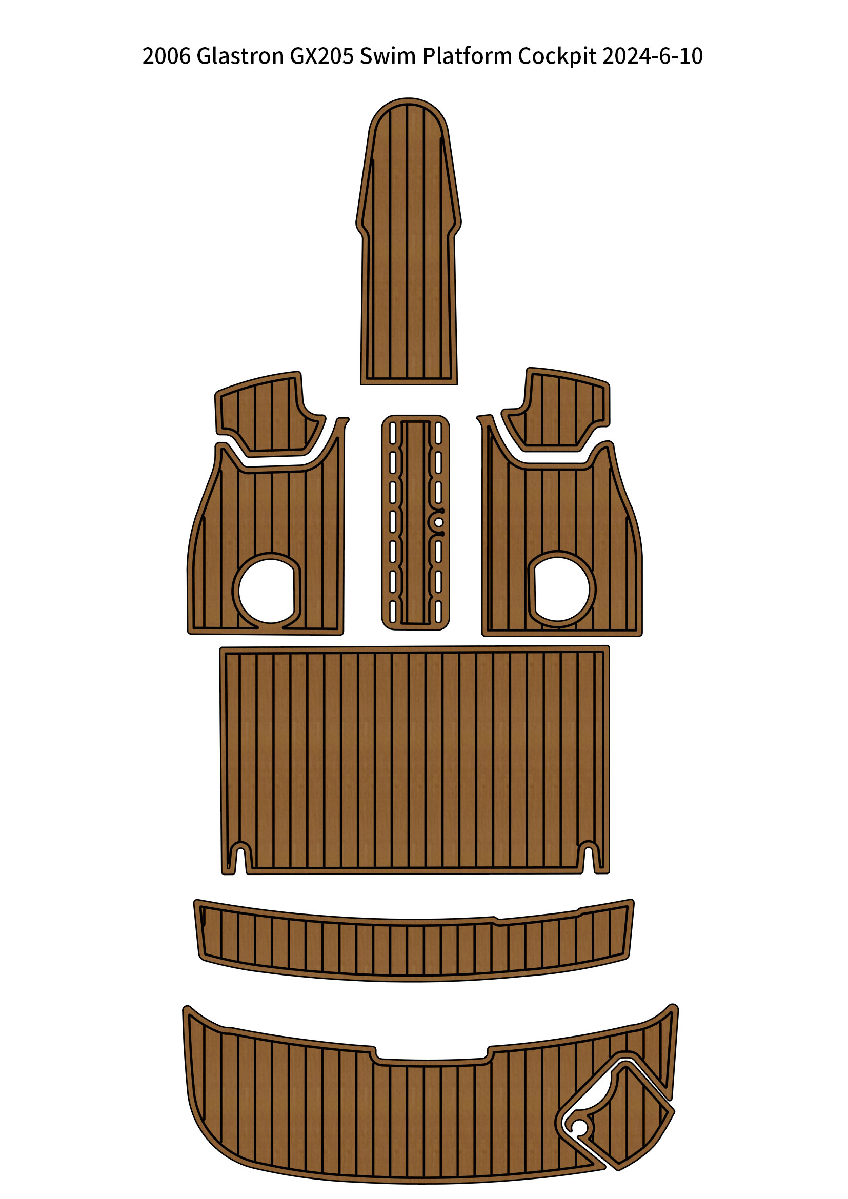 Glastron eva boat flooring