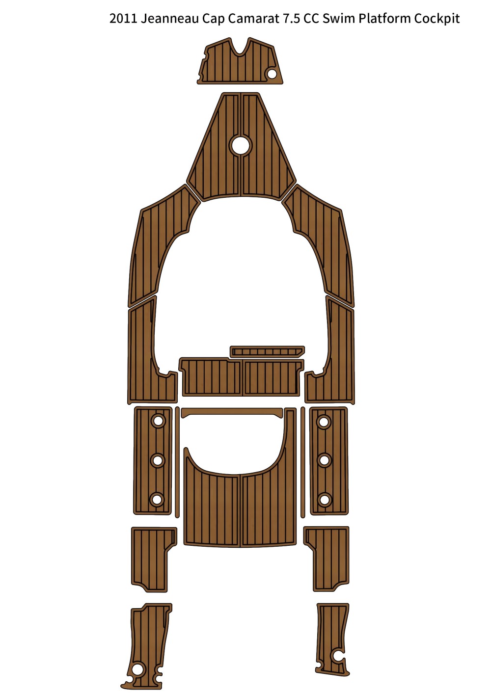 Jeanneau eva boat flooring