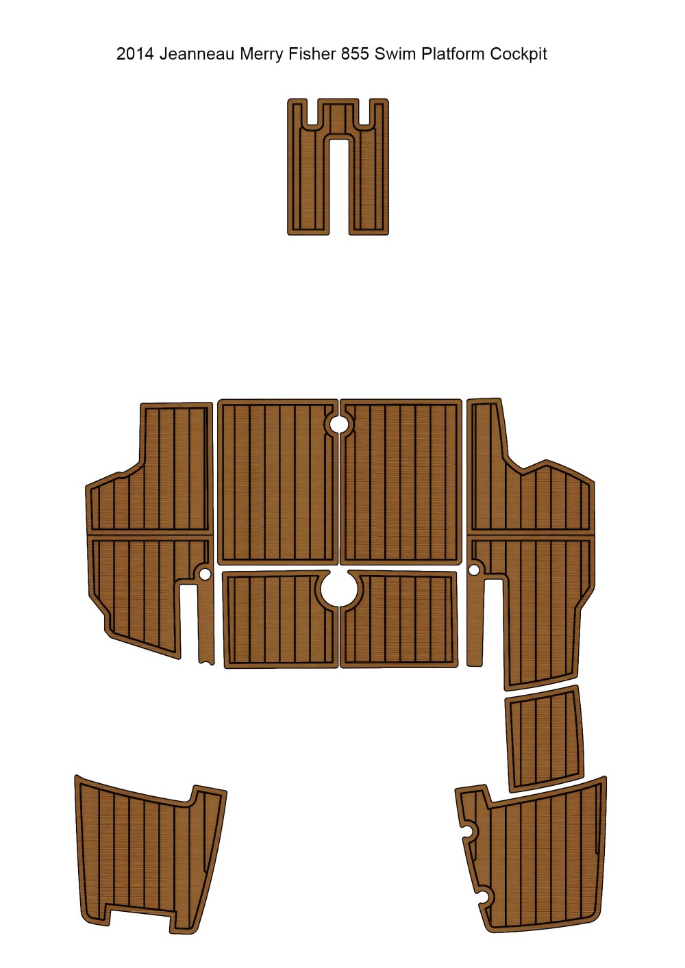 Jeanneau eva boat flooring