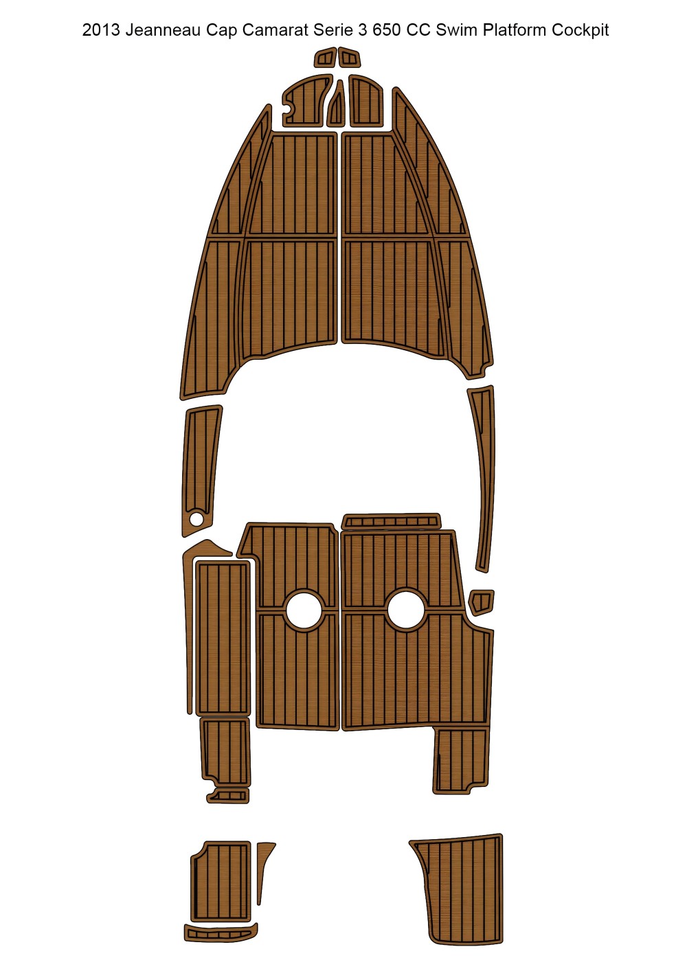 Jeanneau eva boat flooring