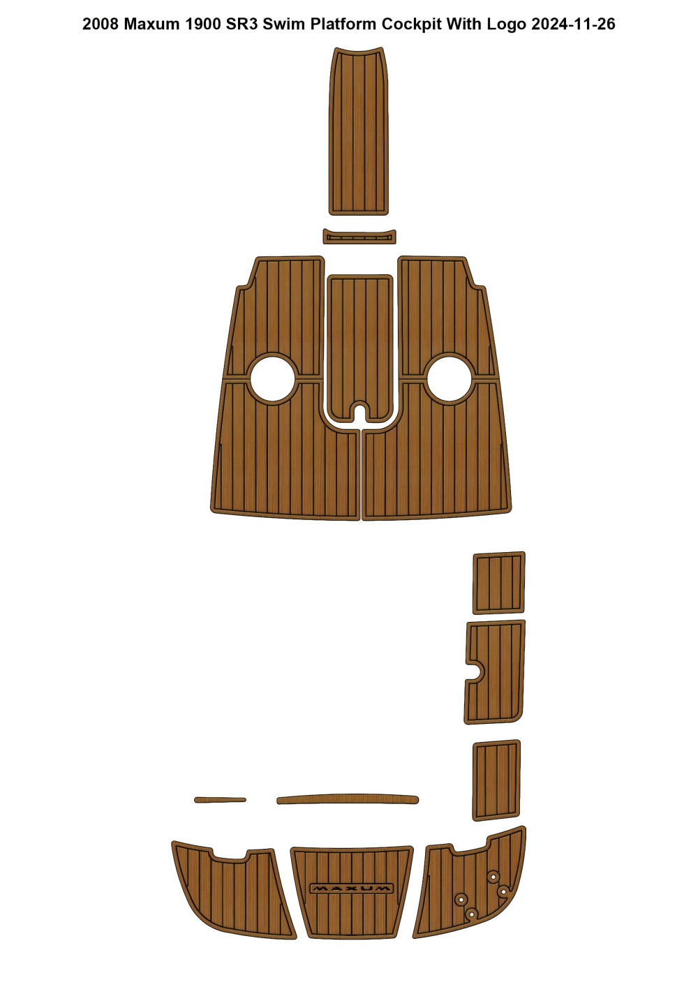 Maxum eva boat flooring