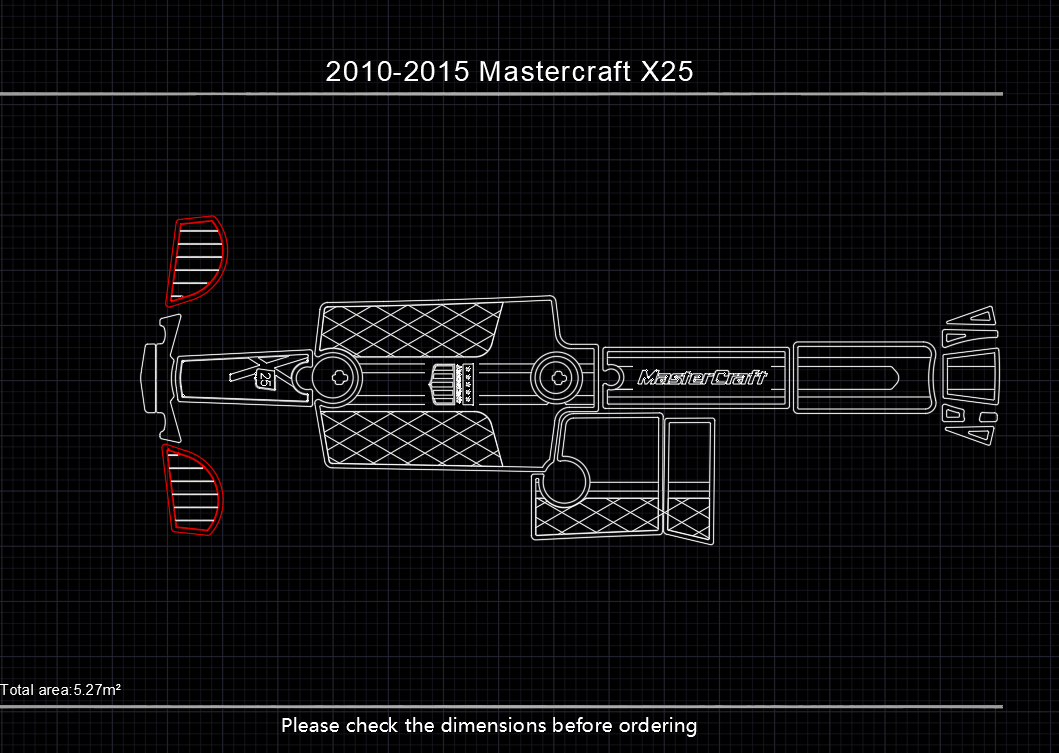 2010-2015 MasterCraft X25 Cockpit Transom