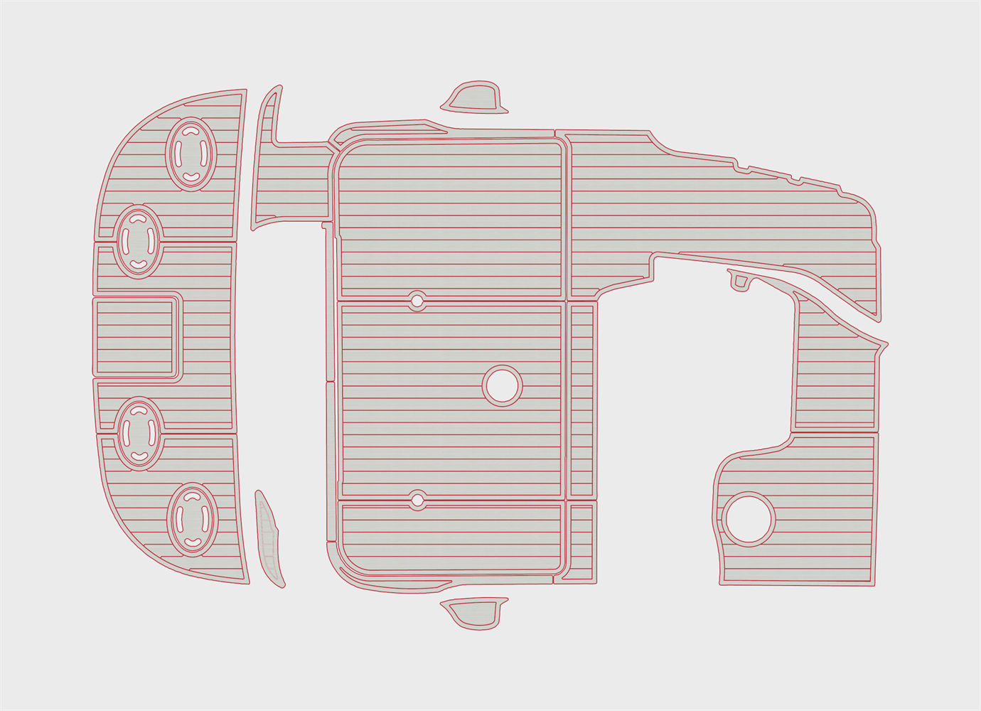 1998-2003 Sea Ray 340 Sundancer Boat Flooring