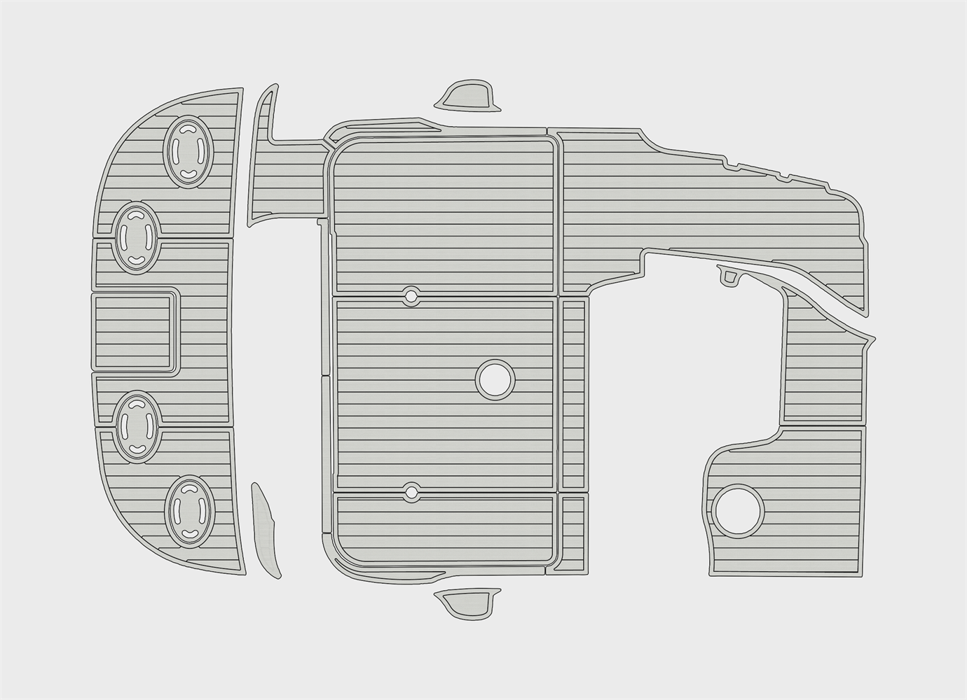1998-2003 Sea Ray 340 Sundancer Boat Flooring