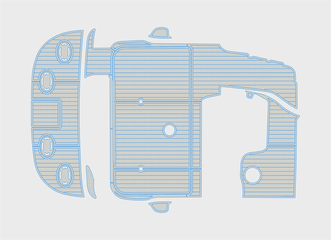 1998-2003 Sea Ray 340 Sundancer Boat Flooring