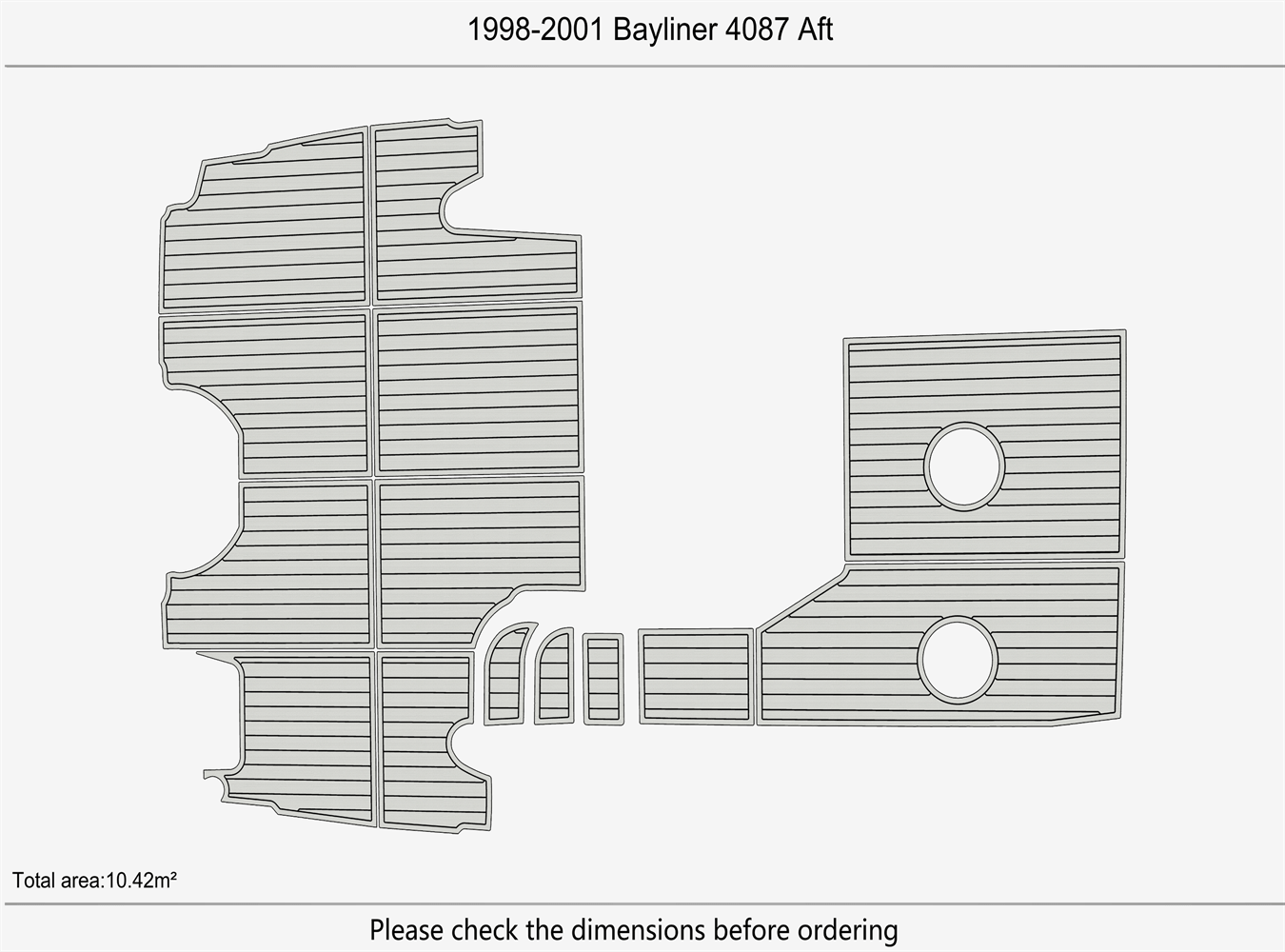 1998-2001 Bayliner 4087 Aft