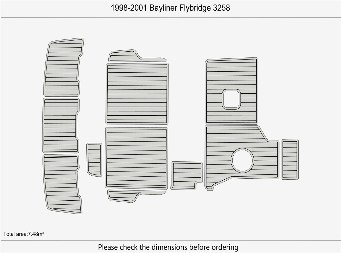 1998-2001 Bayliner Flybridge 3258
