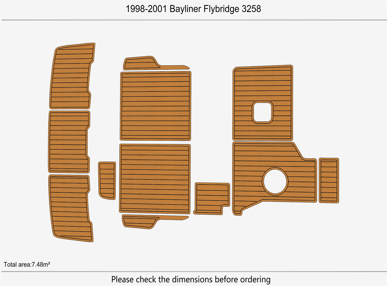 1998-2001 Bayliner Flybridge 3258