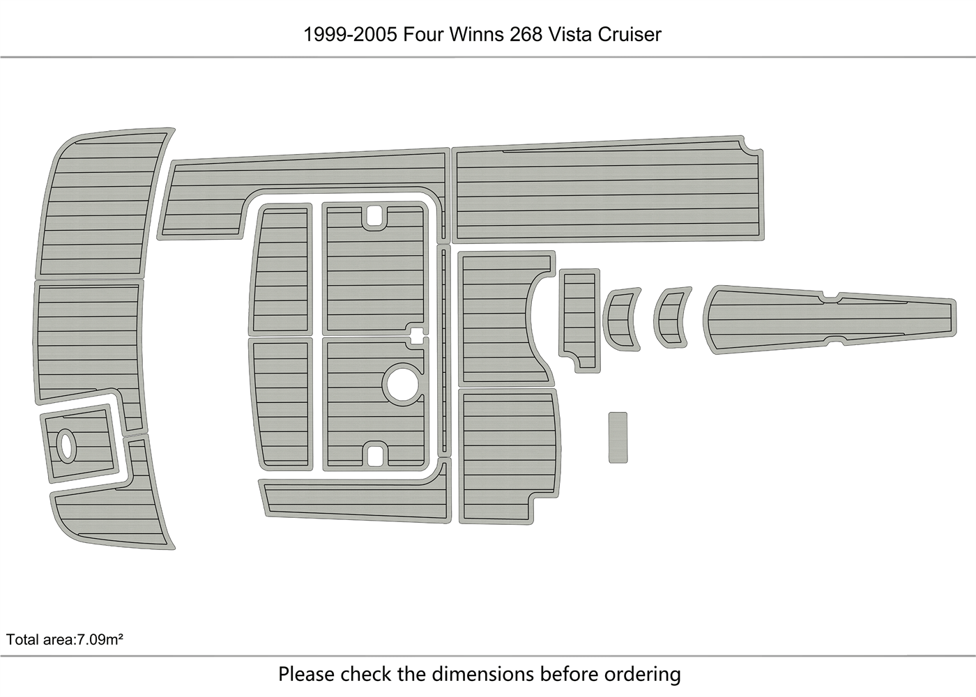 1999-2005 Four Winns 268 Vista Cruiser