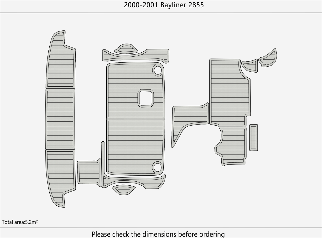 2000-2001 bayliner 2855