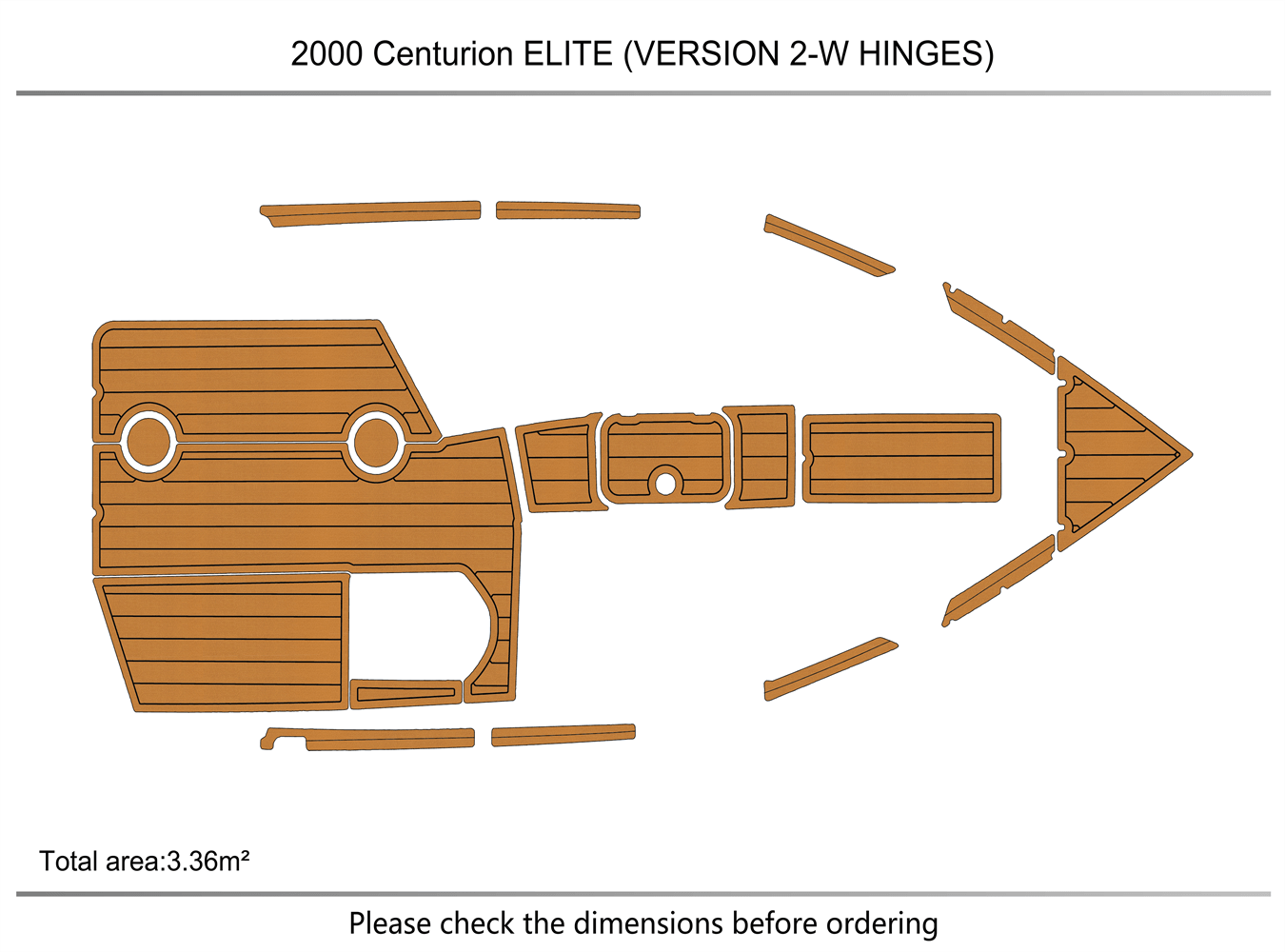 2000 Centurion ELITE (VERSION 2-W HINGES)