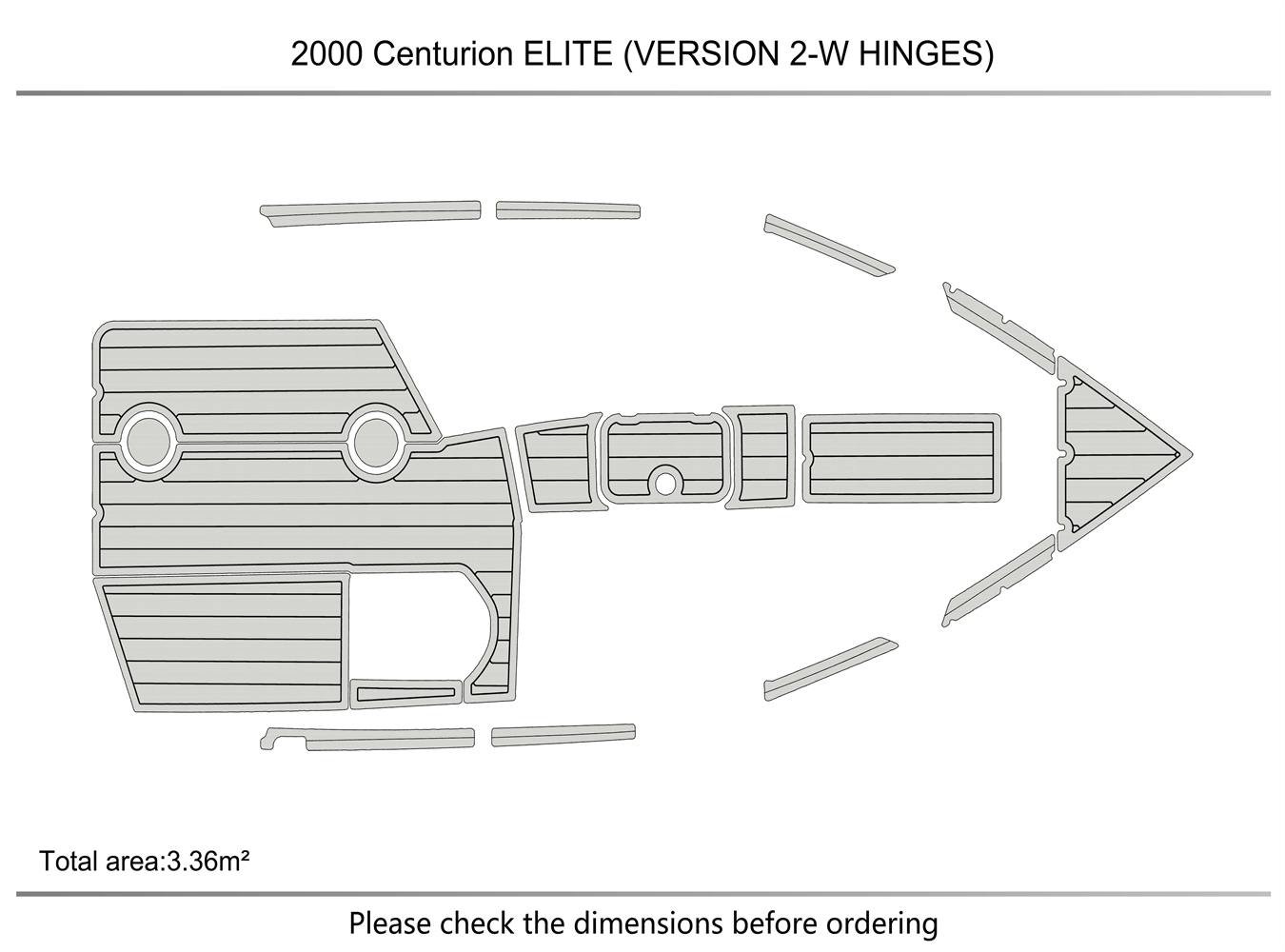 2000 Centurion ELITE (VERSION 2-W HINGES)