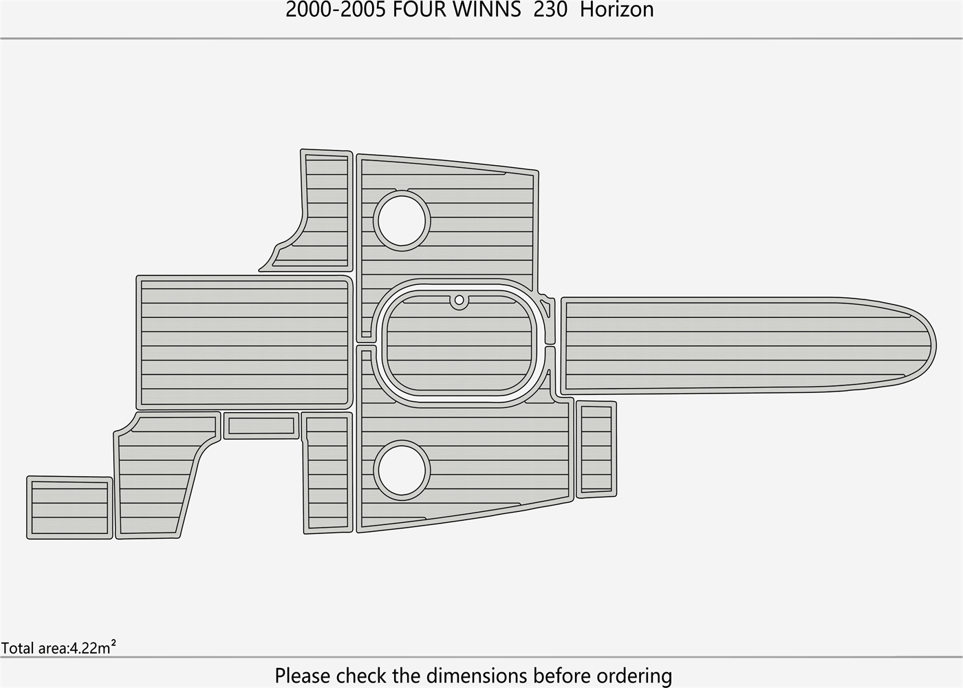 2000-2005 Four Winns Hprizon 230