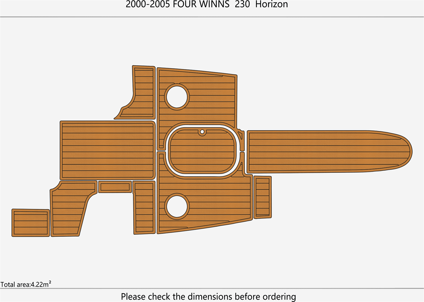 2000-2005 Four Winns Hprizon 230