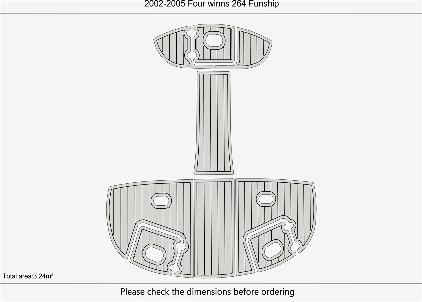 2002-2005 Four Winns 264 Funship