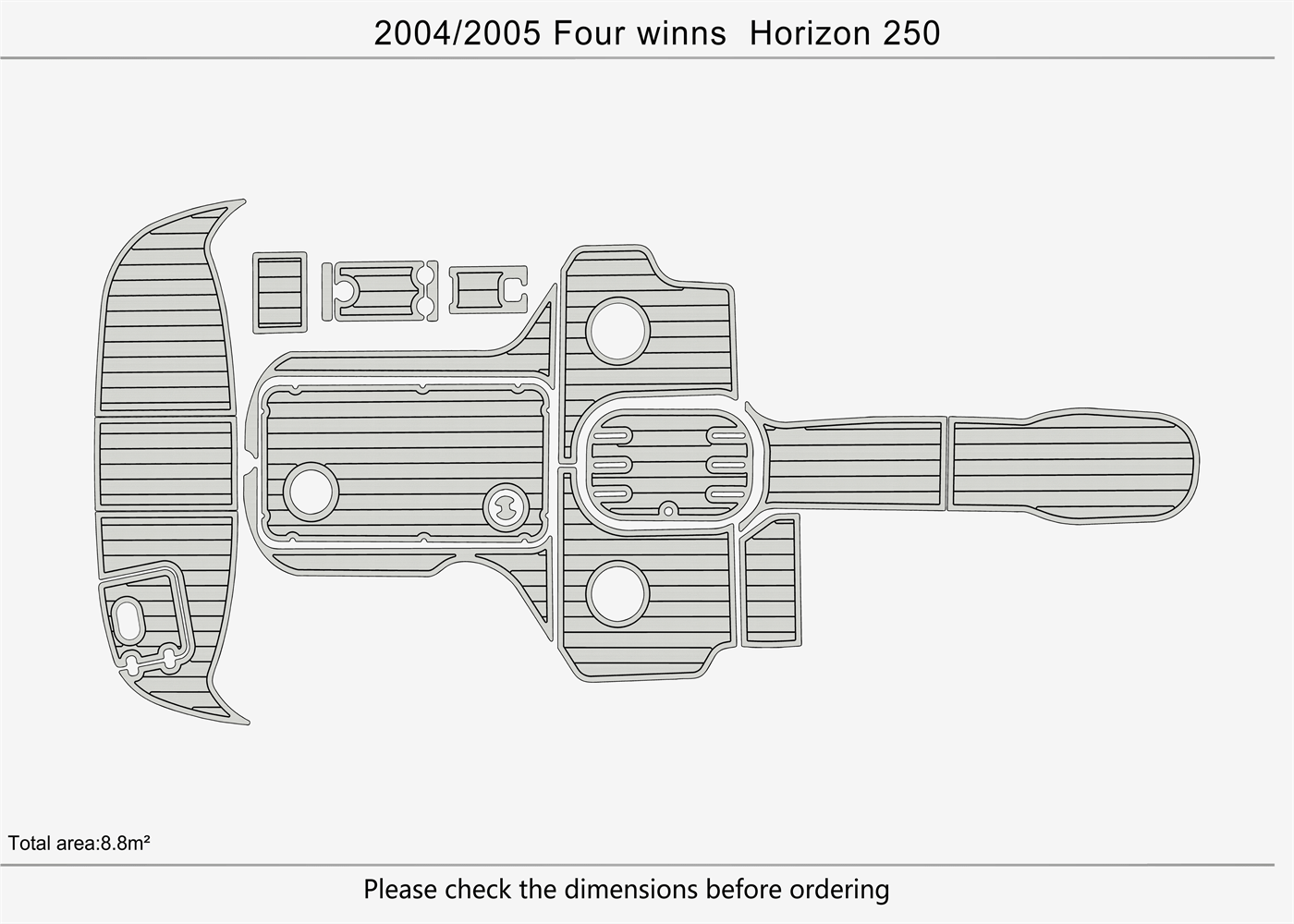 2004-2005 Four Winns 250