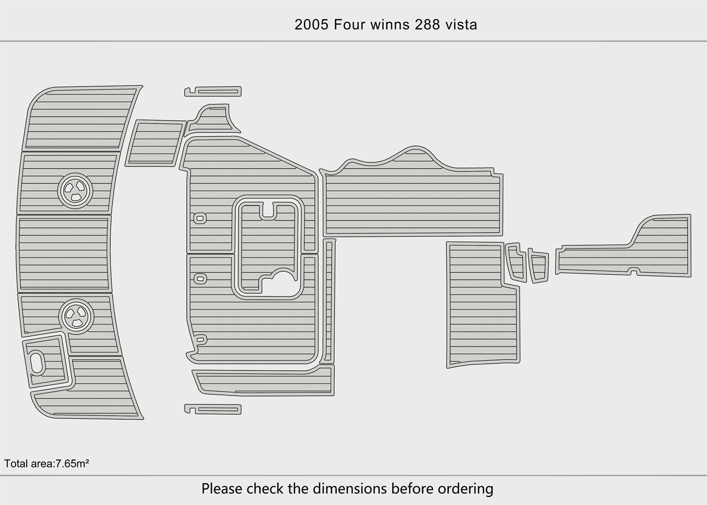 2004-2007 Four winns 288 Vista