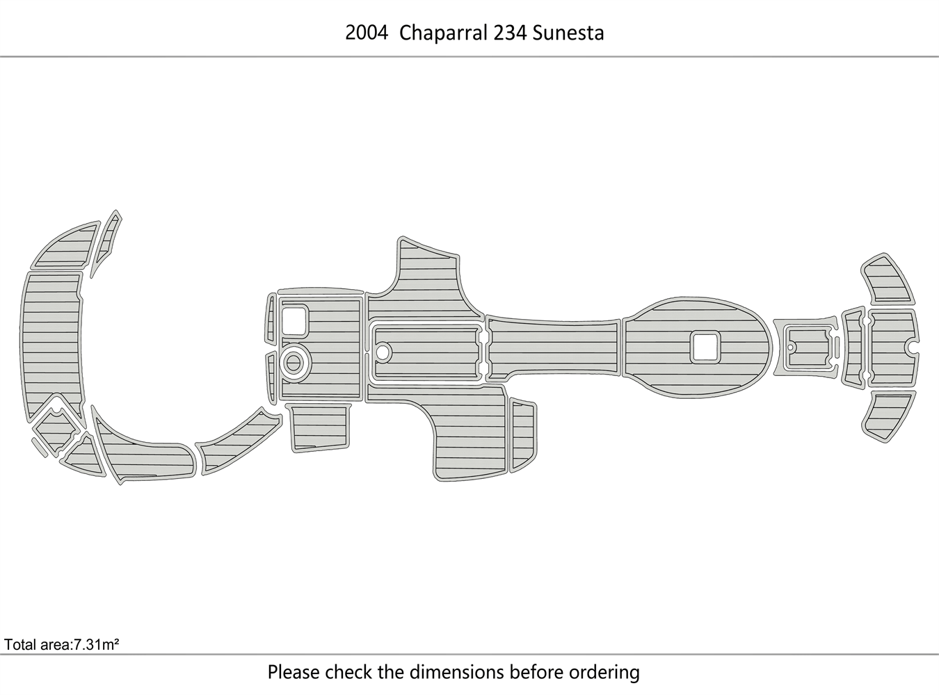 2007 Chaparral Sunesta 234
