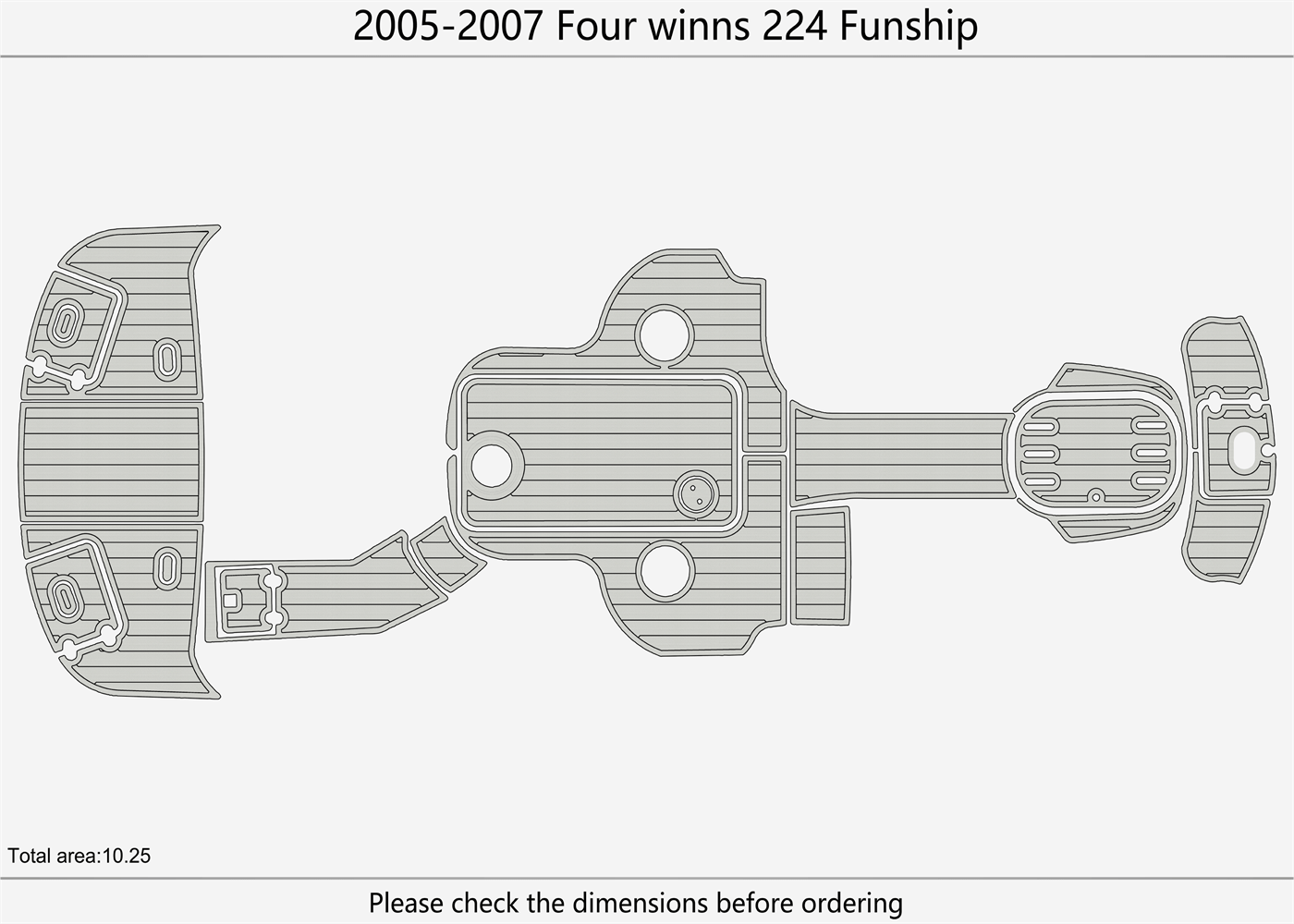2005-2007 Four winns 224 Funship