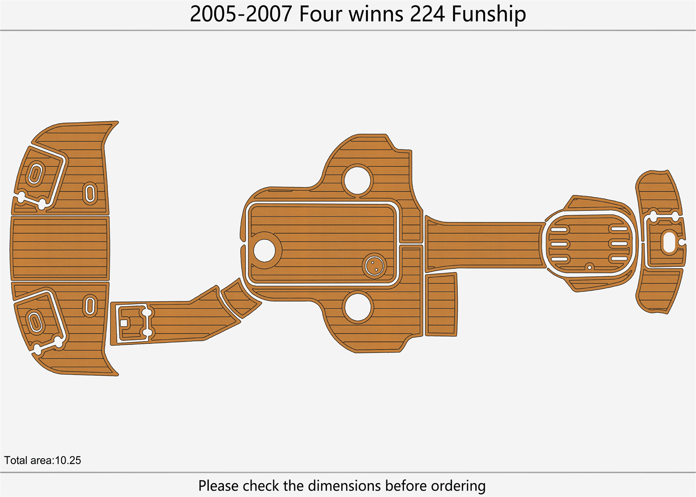 2005-2007 Four winns 224 Funship