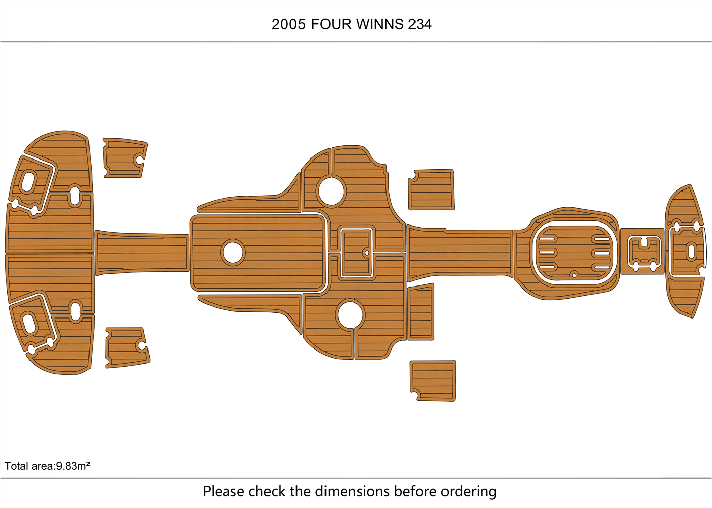1999-2005 Four winns 234