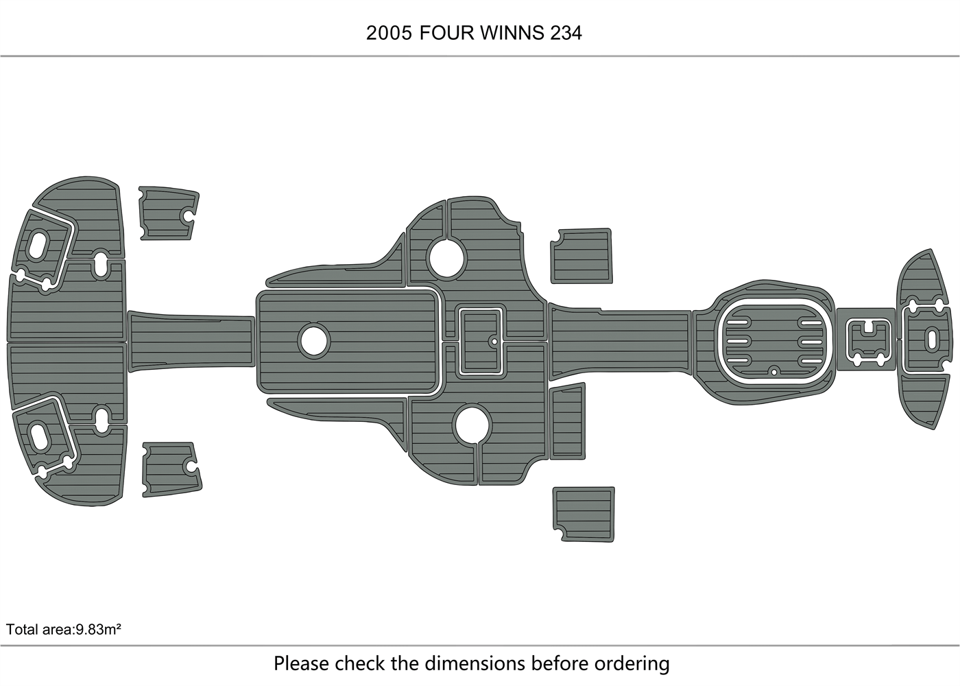 1999-2005 Four winns 234