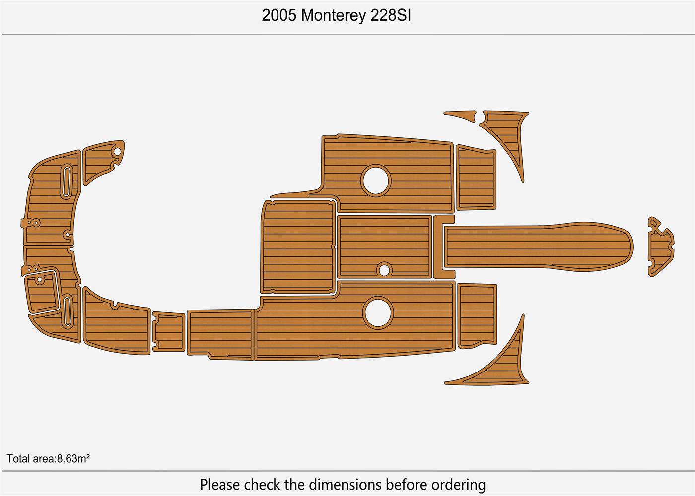 2005 Monterey 228 SI