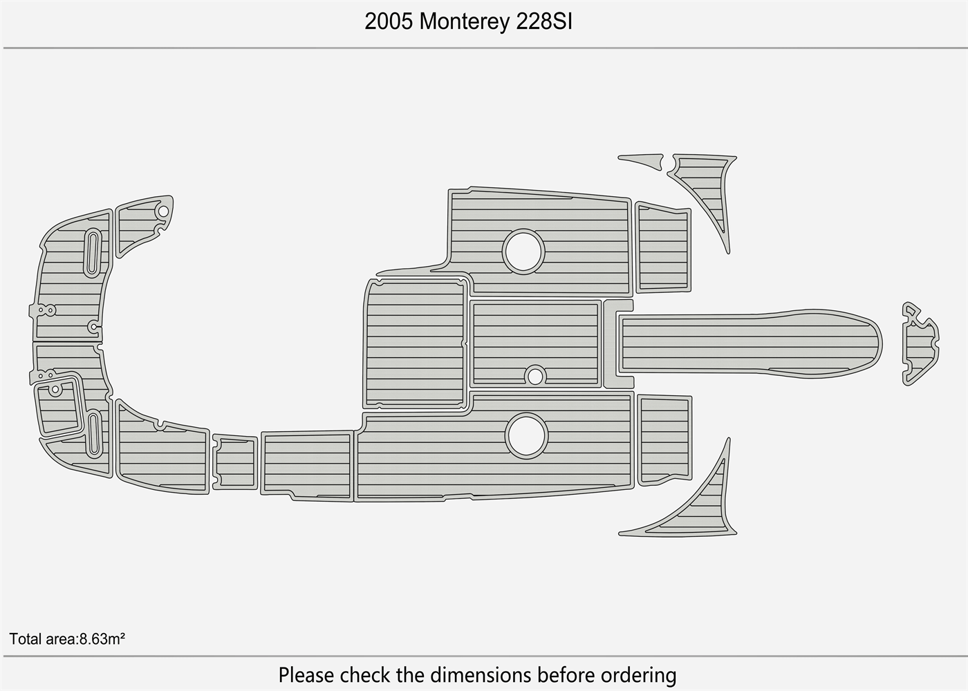 2005 Monterey 228 SI