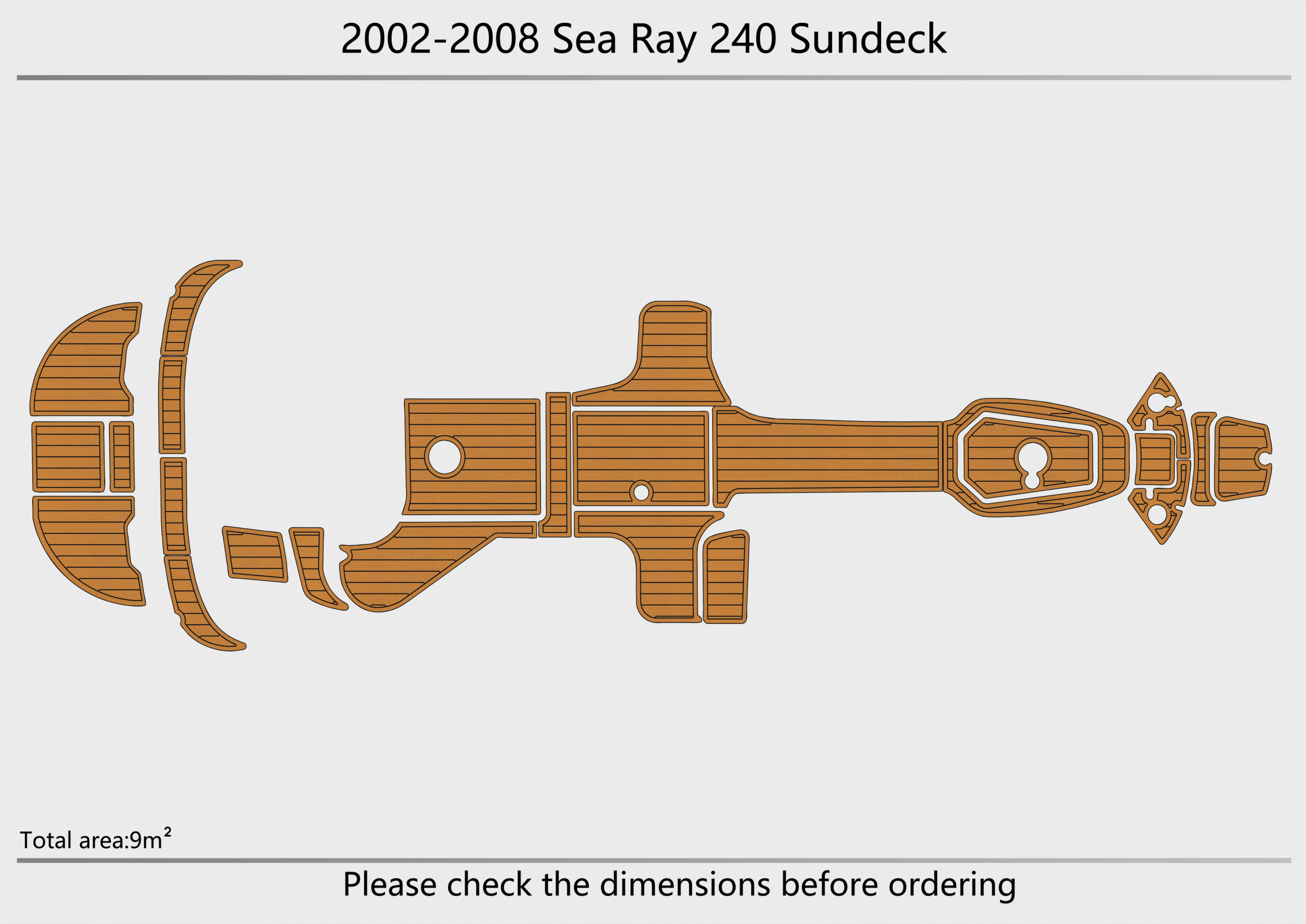 2002-2008 SEA RAY 240 sundeck Swim Cockpit