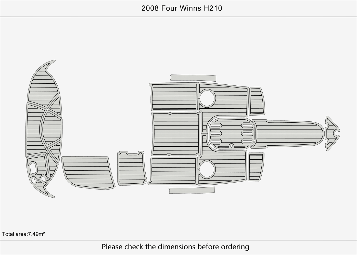 2008 Four Winns H210