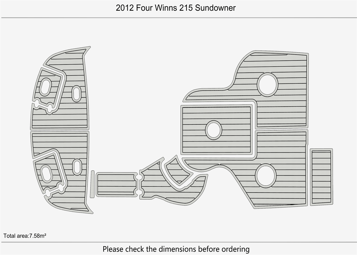 2012 Four Winns 215 Sundowner