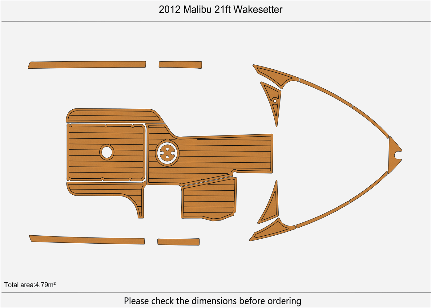 2012 Malibu 21ft Wakesetter