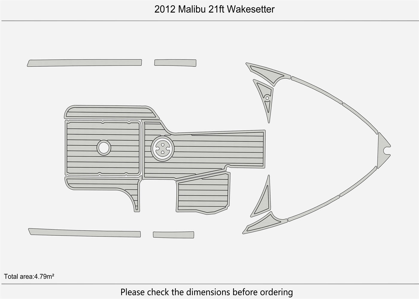 2012 Malibu 21ft Wakesetter