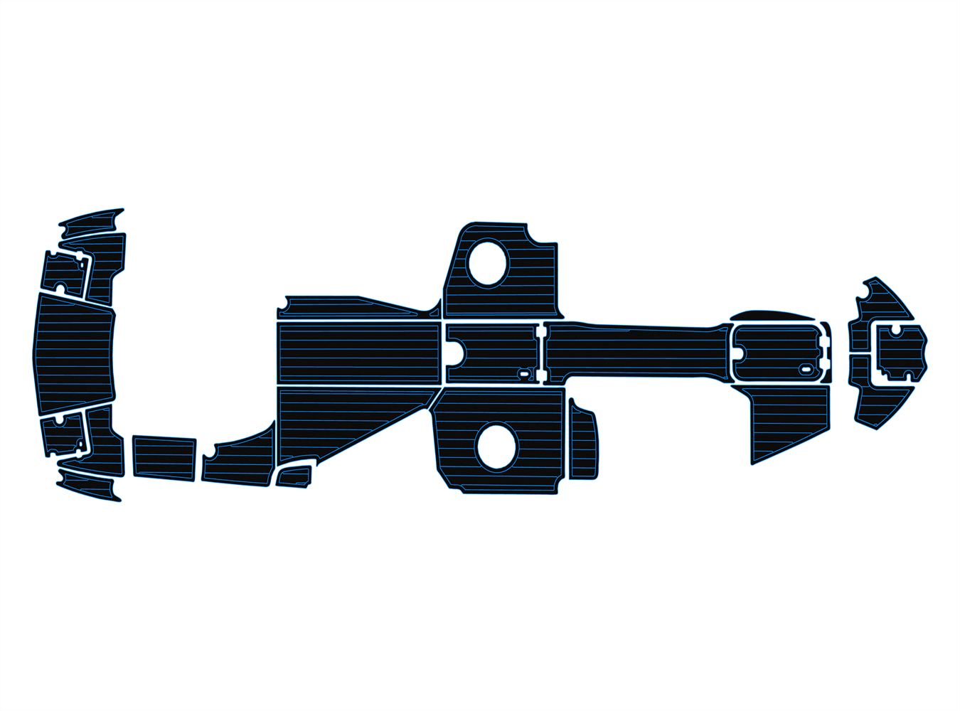 2008-2015 Chaparral 284 Sunesta Boat Flooring