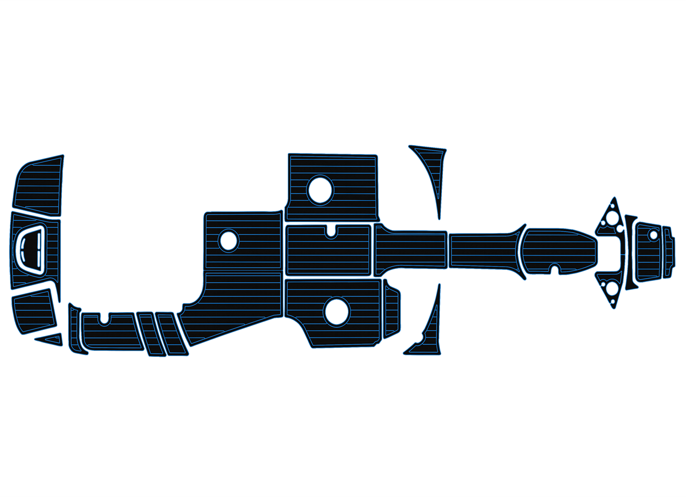 2010-2015 sea ray 260 sundeck Swim Cockpit